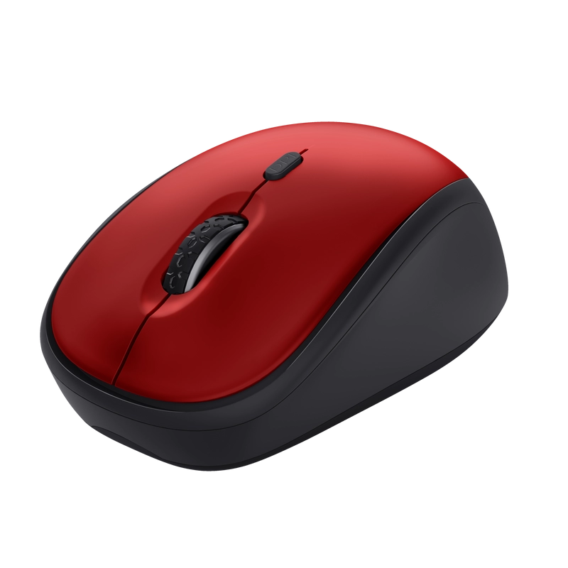 TRUST Yvi+ Silent Wireless Mouse Red DPI 800,1600