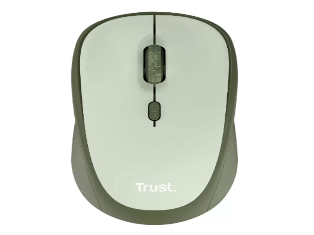 TRUST Yvi+ Silent Wireless Mouse Green DPI 800,1600