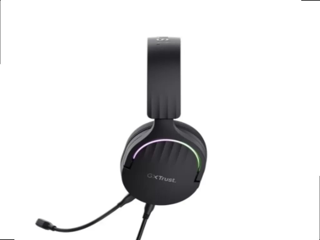 TRUST GXT 490 FAYZO Powerful over-ear 7.1 USB gaming headset, Black, PC, laptop, PS5, PS4