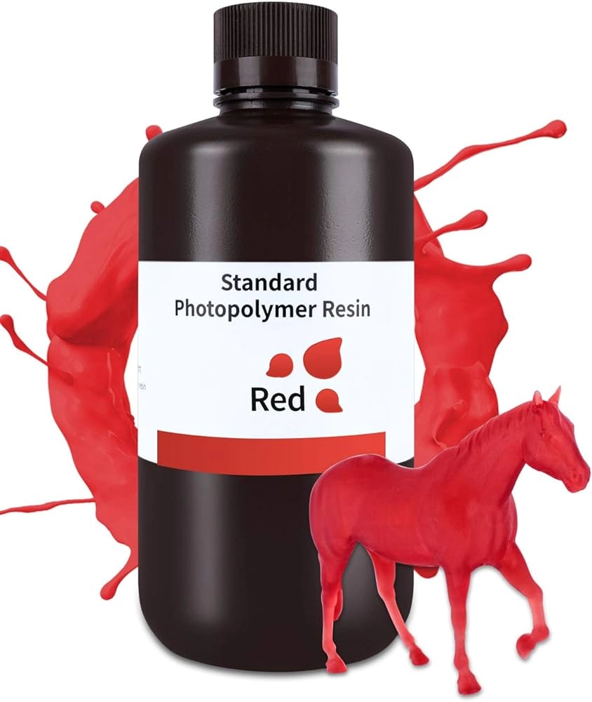 Elegoo Standard Resin 1kg - Clear Red