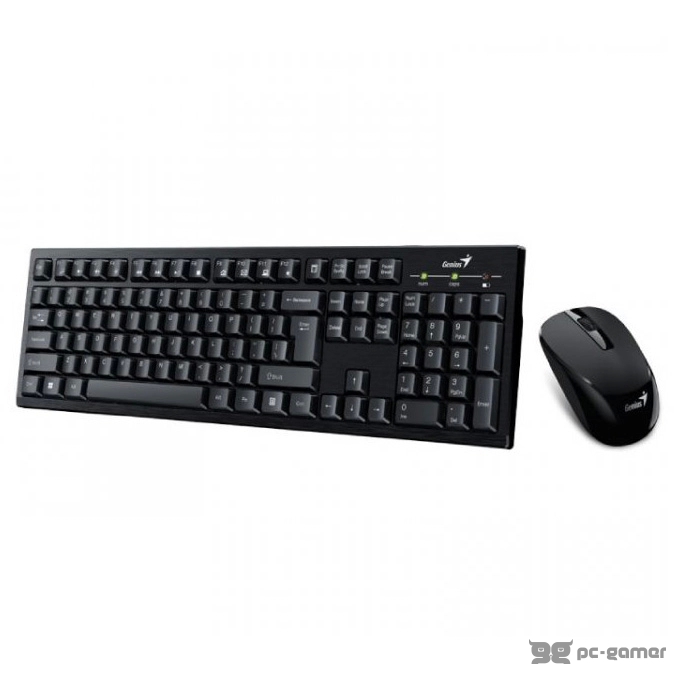 GENIUS Smart KM-8101 Wireless USB YU crna tastatura + mi