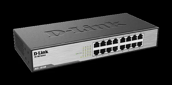 D-Link Switch DES-1016D/E 16-port 10/100Mbps Fast ethernet Unmanaged Switch