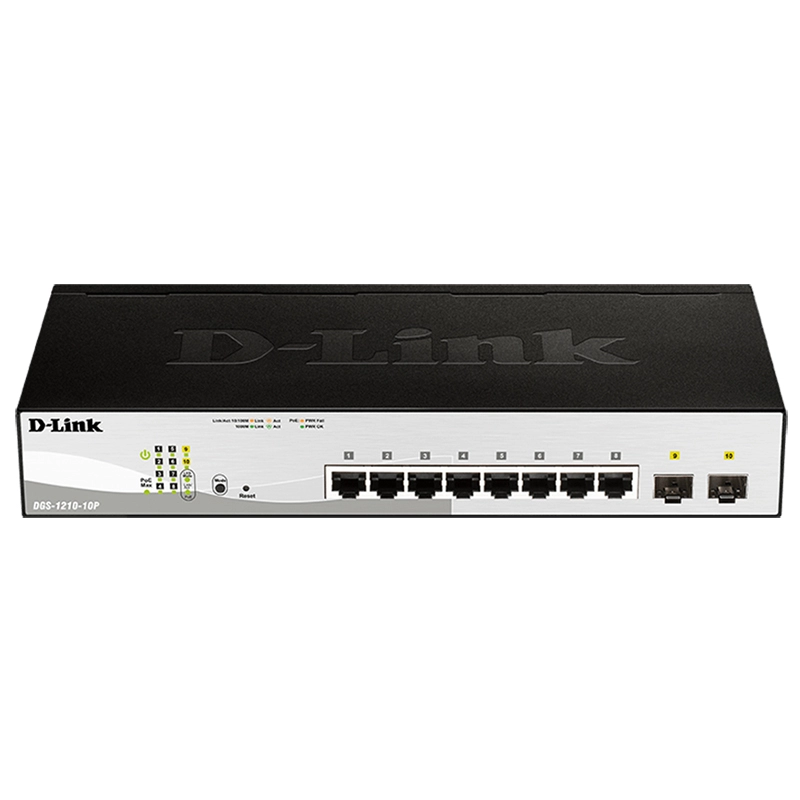 D-Link Switch DGS-1210-10P/E 10-Port Gigabit Smart
