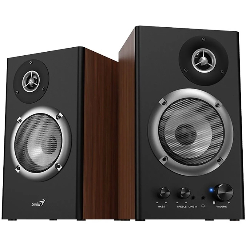 GENIUS SP-HF1200B Speakers, Total power output 36 W, Wood, Type-C to 3.5mm audio x1, 3.5 mm audio