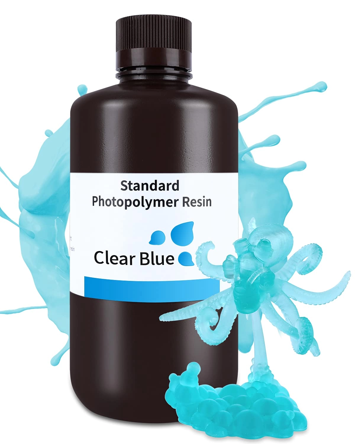 Elegoo Standard Resin 1kg - Clear Blue