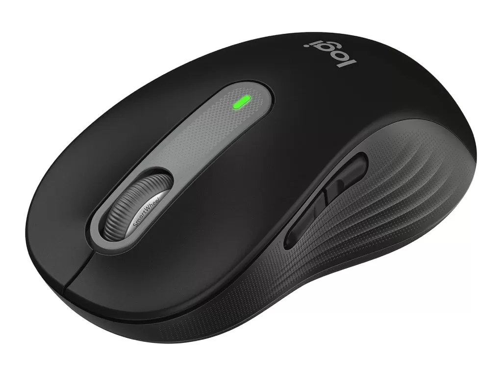 LOGITECH Signature M650 Wireless Bluetooth Mouse, 4000 dpi, 10 m wireless range, Graphite