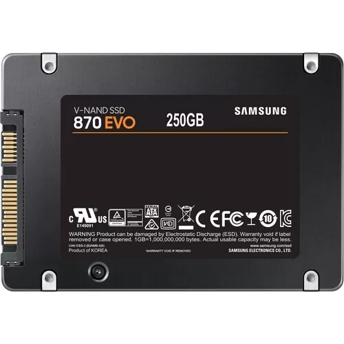 Samsung SSD 250GB 2.5 870 EVO SATA III