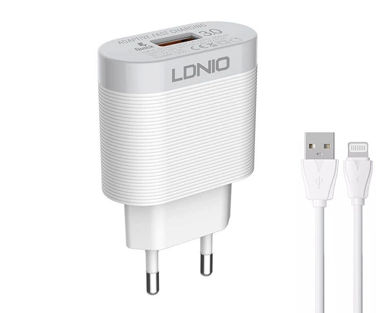 LDNIO A303Q USB iPhone QC 3.0 Fast Charging beli