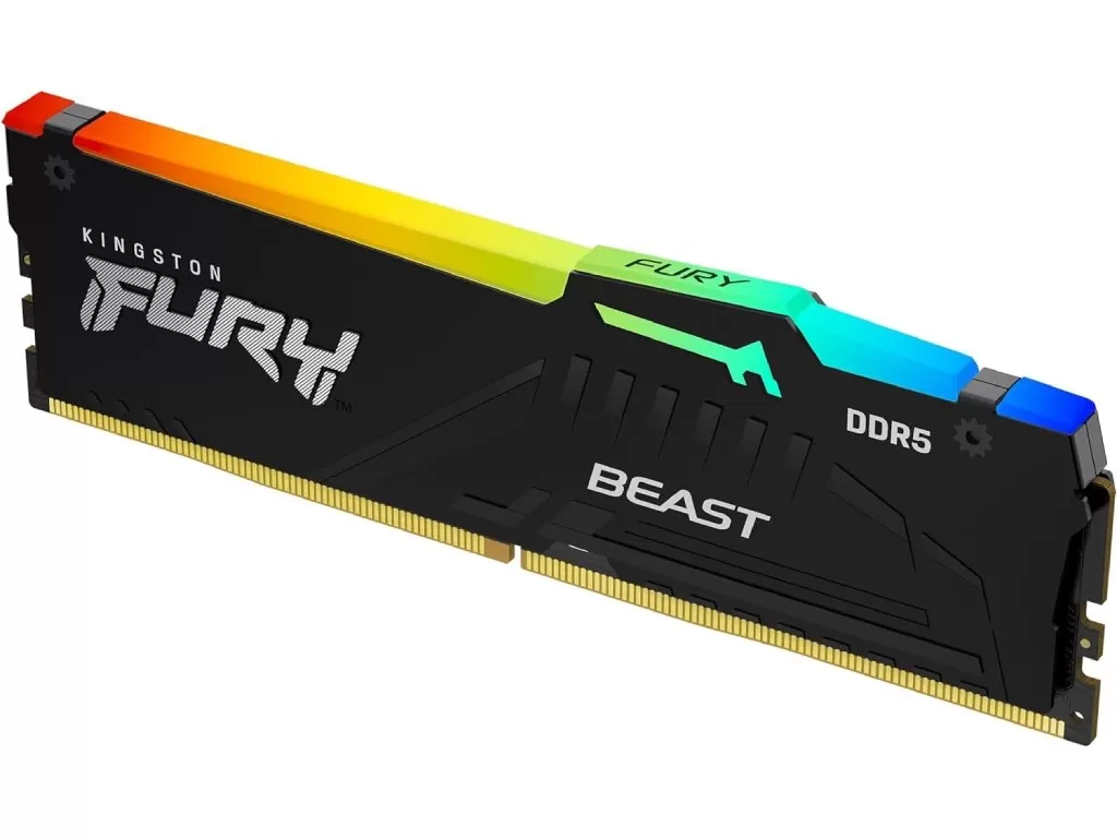 KINGSTON FURY Beast RGB 32GB DDR5 5200MT/s, 1.25V, CL36, INTEL XMP 3.0, AMD EXPO