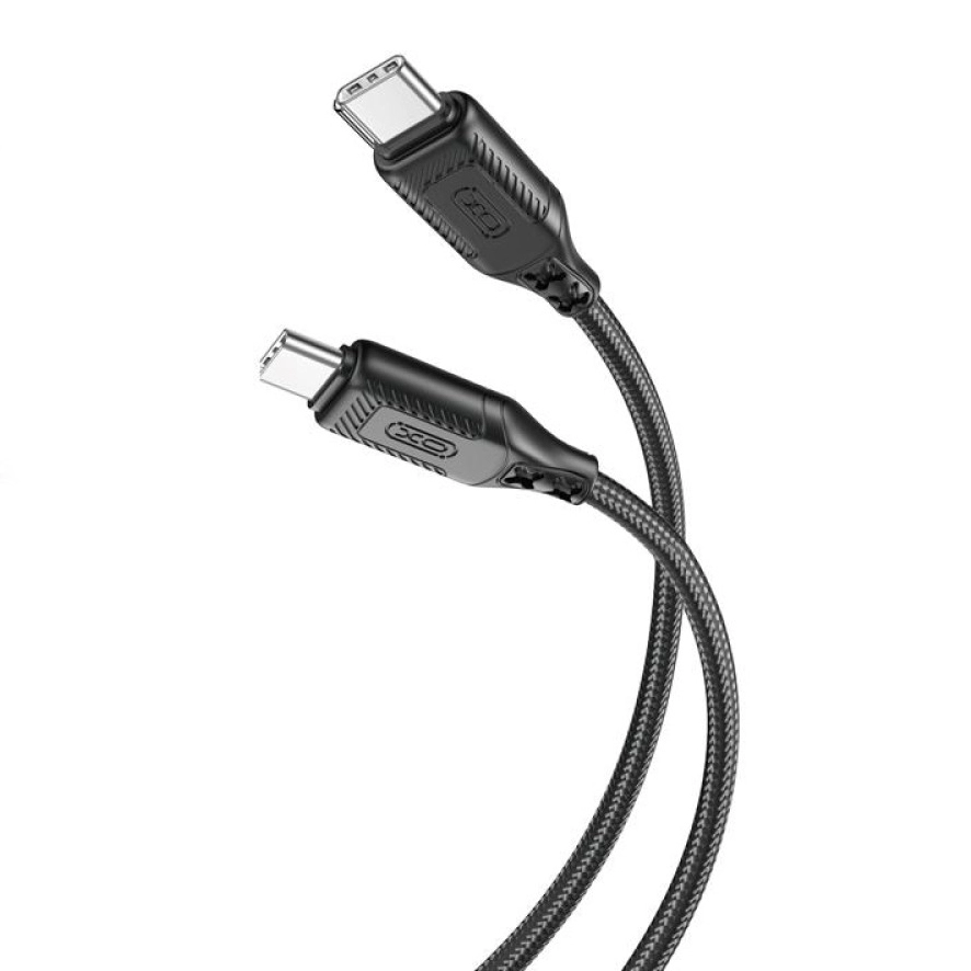 XO NB-Q236B Type-C to Type-C 60W Braided Cable 1m Black