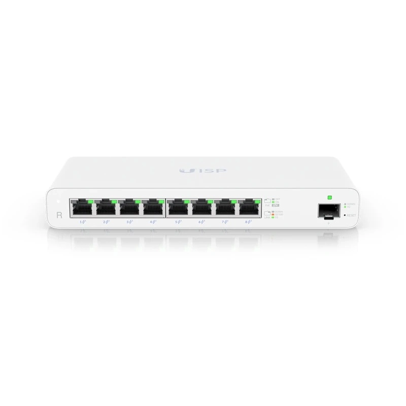 UBIQUITI ISP Gigabit PoE router for MicroPoP applications,1G SFP,8 GbE RJ45, 110W total PoE supply
