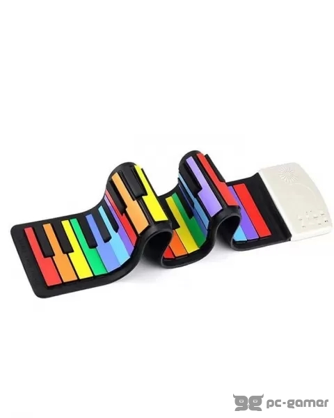 Moye Klavijatura Rainbow Roll Up Piano