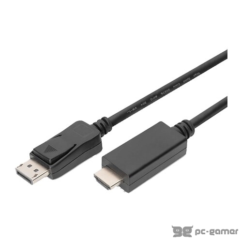 Digitus Digitus Adapter DisplayPort - HDMI  M/F crni