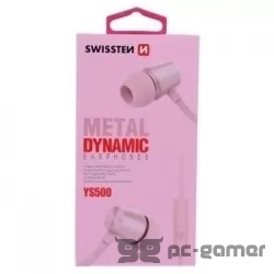 Swissten Swissten Slušalice Dynamic Ys500 Pink/Gold