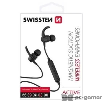 Swissten Slušalice Bluetooth ACTIVE black  