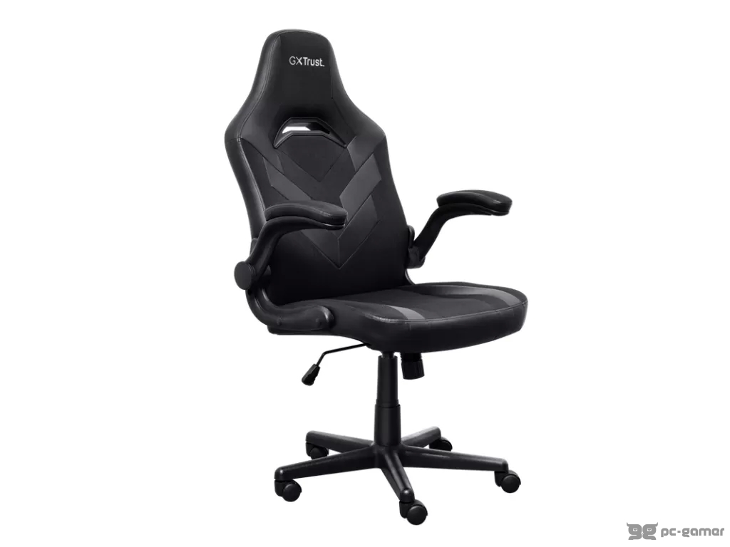 TRUST GXT703 RIYE Gaming chair - Black, Max. weight 140 kg, Gas lift class 4