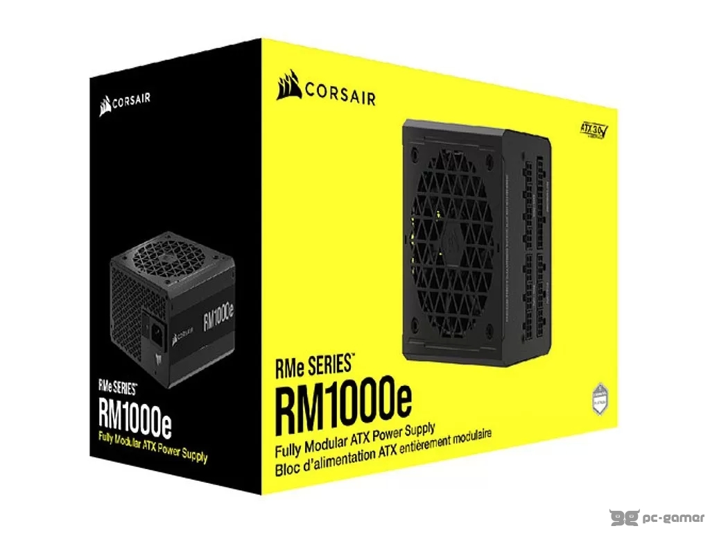 CORSAIR RMe Series RM1000e - 1000W 80 PLUS GOLD Fully Modular ATX 3.0 Power Supply, PCIe 5.0