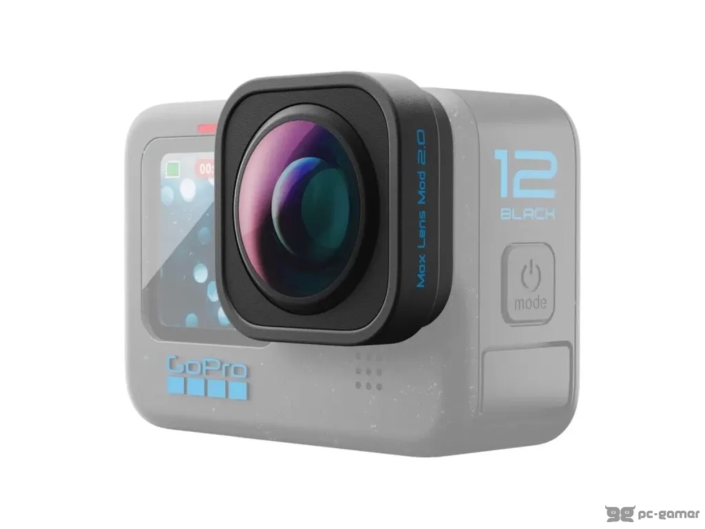 GoPro Max Lens Mod 2.0 - Ultra Wide Angle POV Camera Lens, HERO12 Black