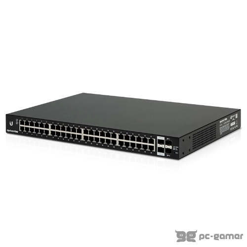 UBIQUITI ISP Edge Switch 48 Port,Layer 2/3,PoE+,48 Gigabit RJ45, 2 SFP+ ports, 2 SFP ports, 500W