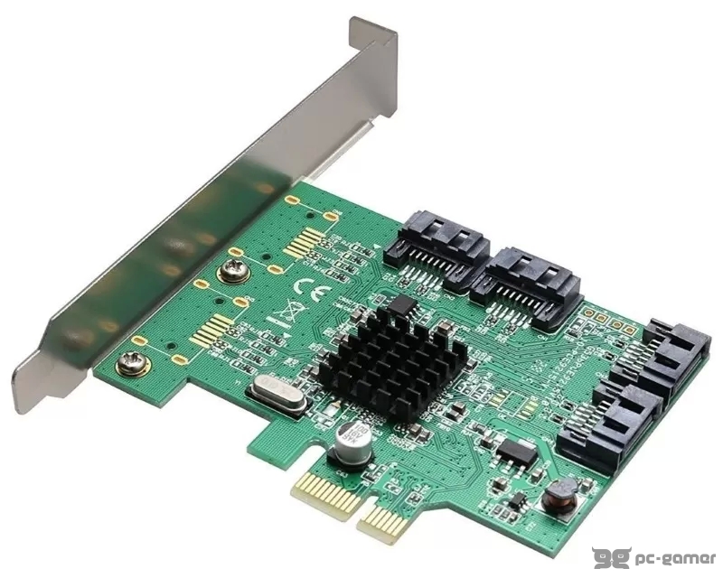 E-GREEN PCI-Express kontroler 4-port SATA III 