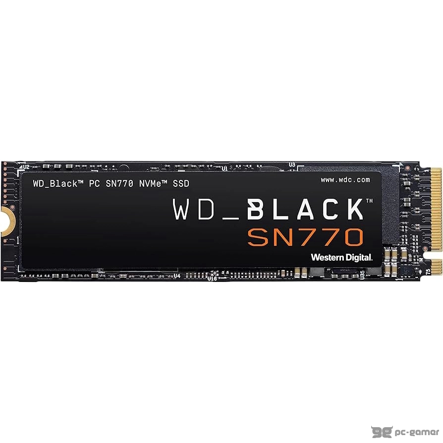 WD 500GB M.2 NVMe Gen4 WDS500G3X0E SN770 Black