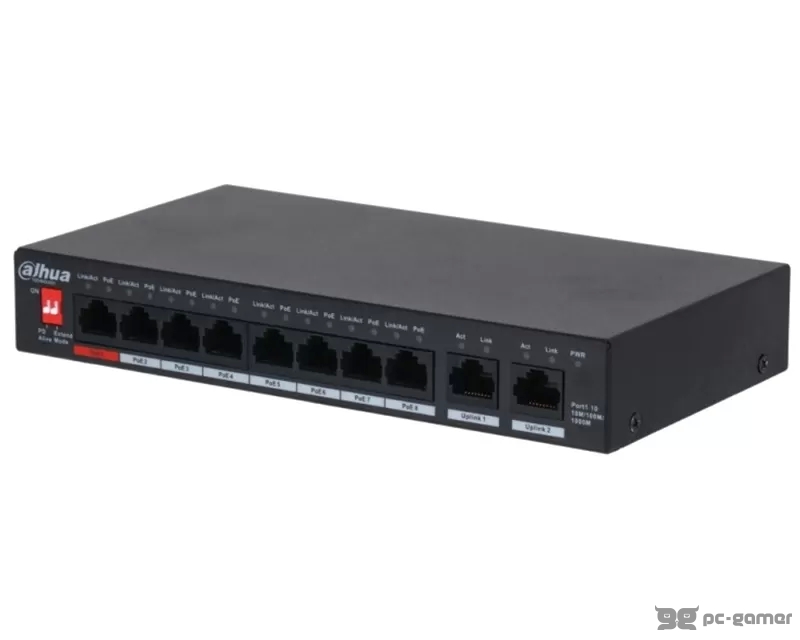 DAHUA PFS3010-8GT-96-V2 8port Ethernet PoE switch