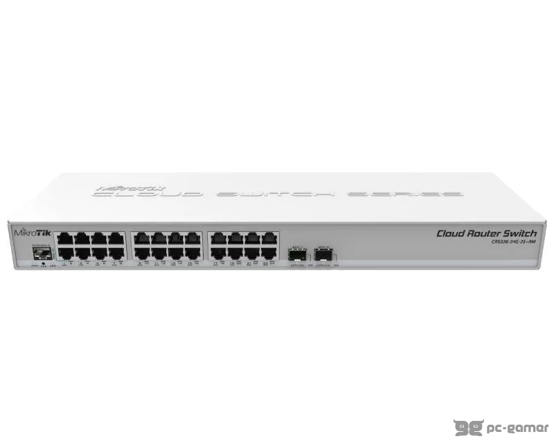 MIKROTIK (CRS326-24G-2S+RM) RouterOS L5 ili SwitchOS dual b