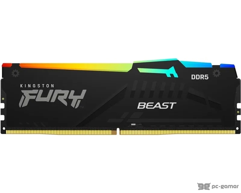 KINGSTON DDR5 32GB 5200MT/s KF552C40BBA-32 Fury Beast RGB
