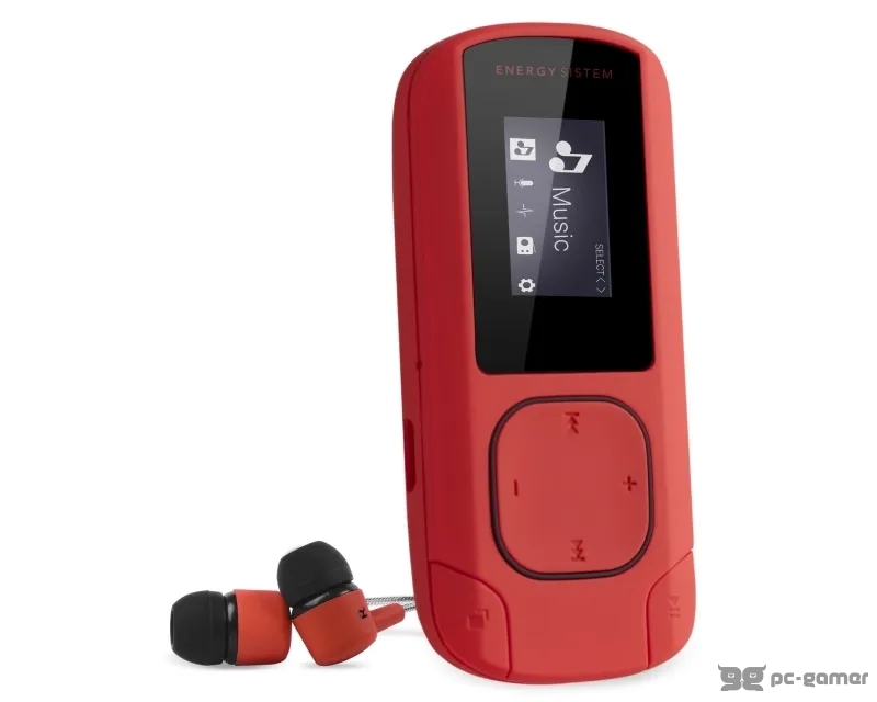ENERGY SISTEM MP3 Clip Coral 8GB player crveni