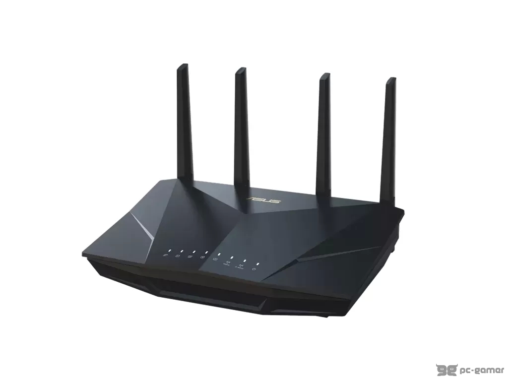 Asus RT-AX5400 Dual Band WiFi 6 (802.11ax) Extendable Router, Included built-in VPN