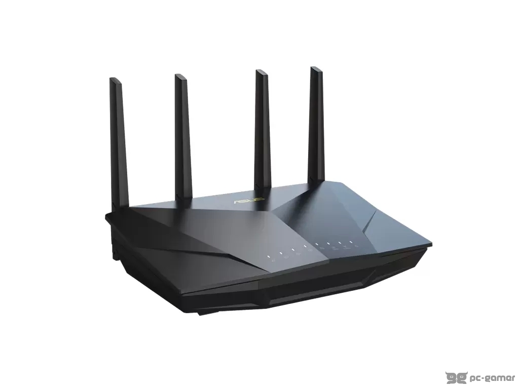 Asus RT-AX5400 Dual Band WiFi 6 (802.11ax) Extendable Router, Included built-in VPN